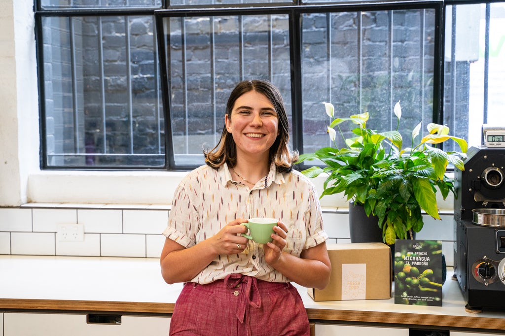 Madeline brews our Nicaragua El Madroño