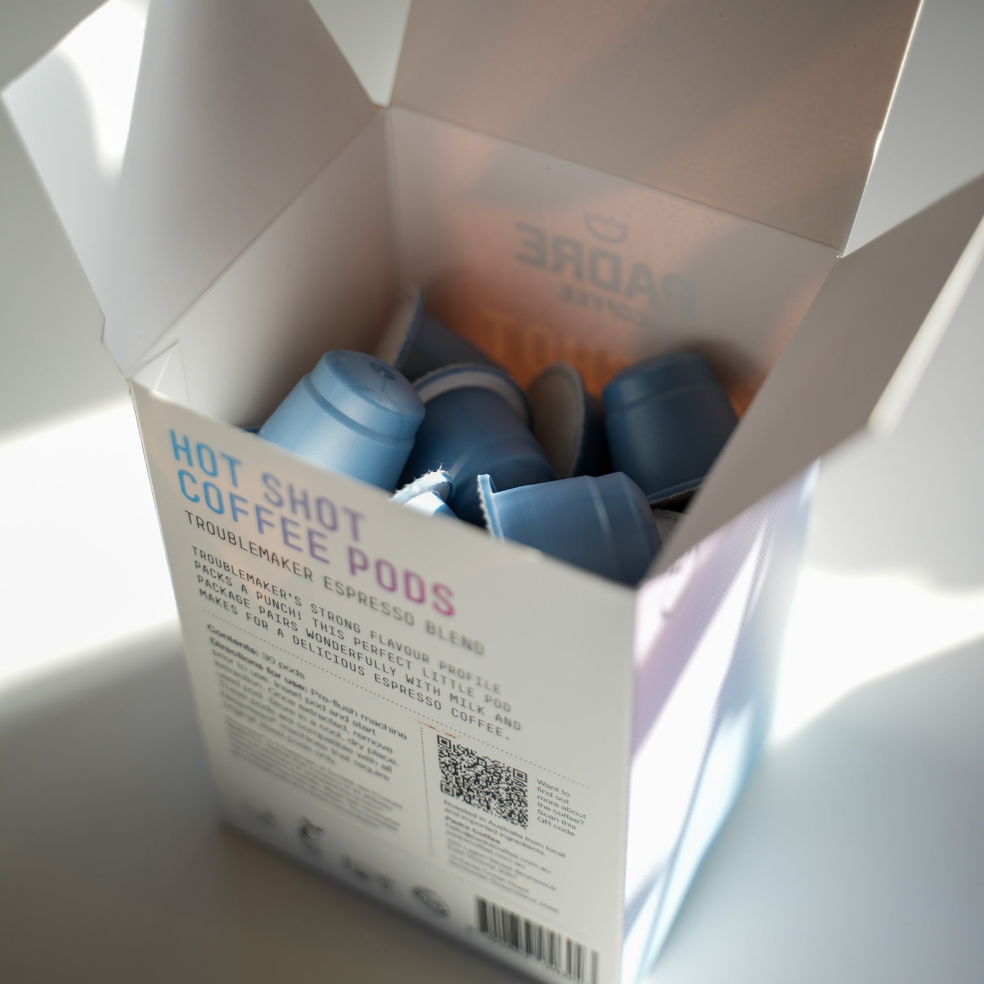 Hot Shot Coffee Pods - Troublemaker Espresso