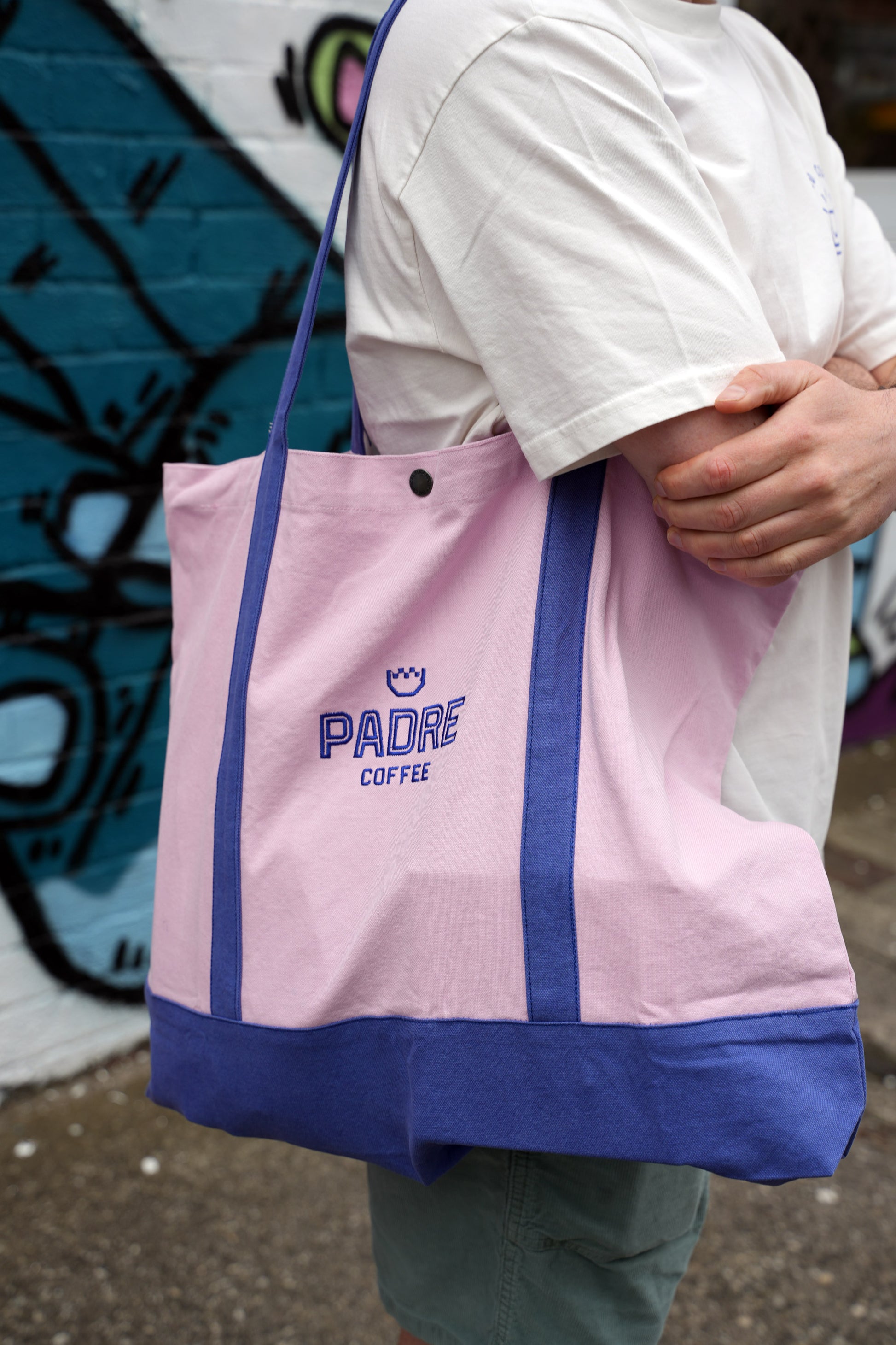Padre Good Coffee Doing Good Tote Bag Purple