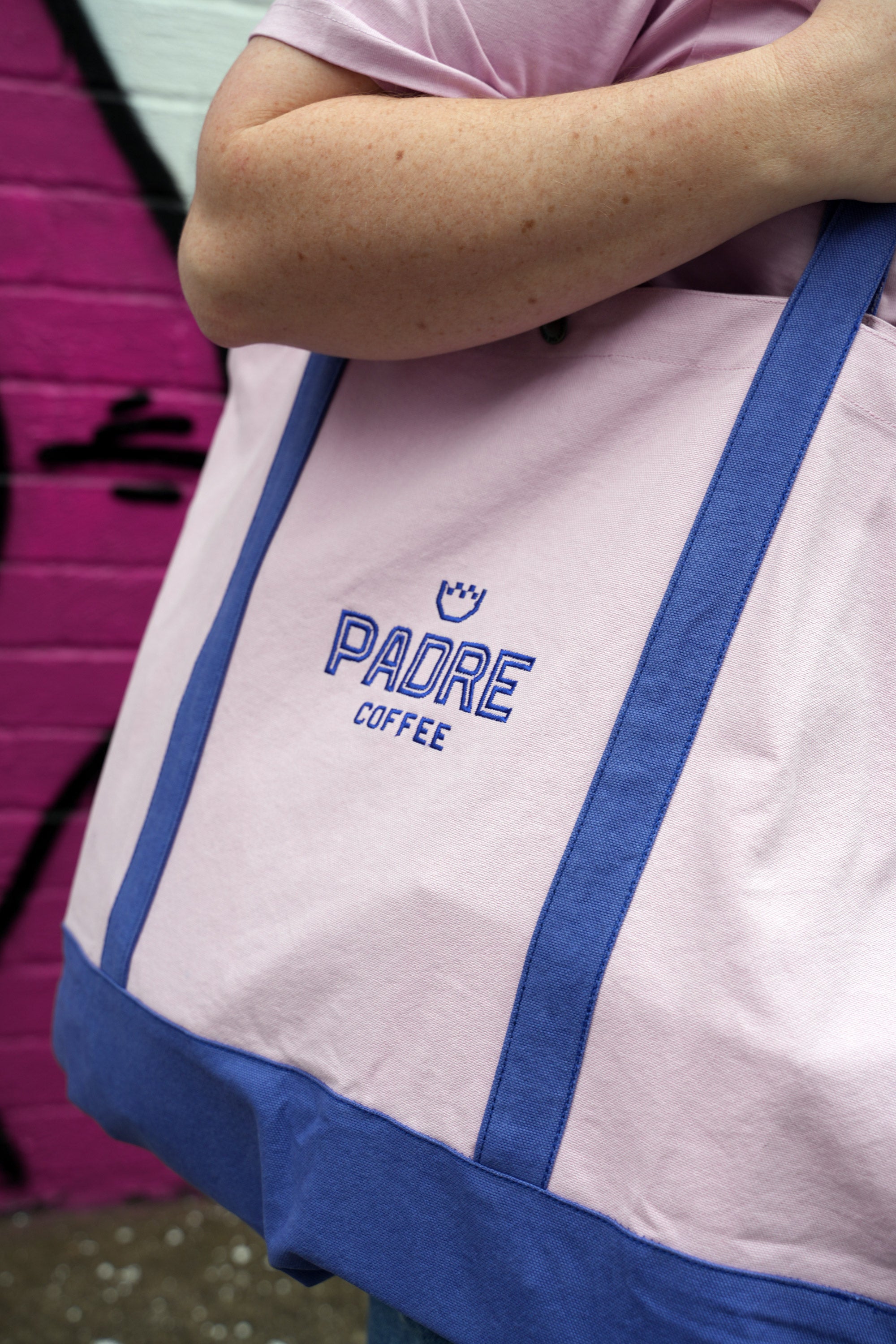 Padre Good Coffee Doing Good Tote Bag Purple