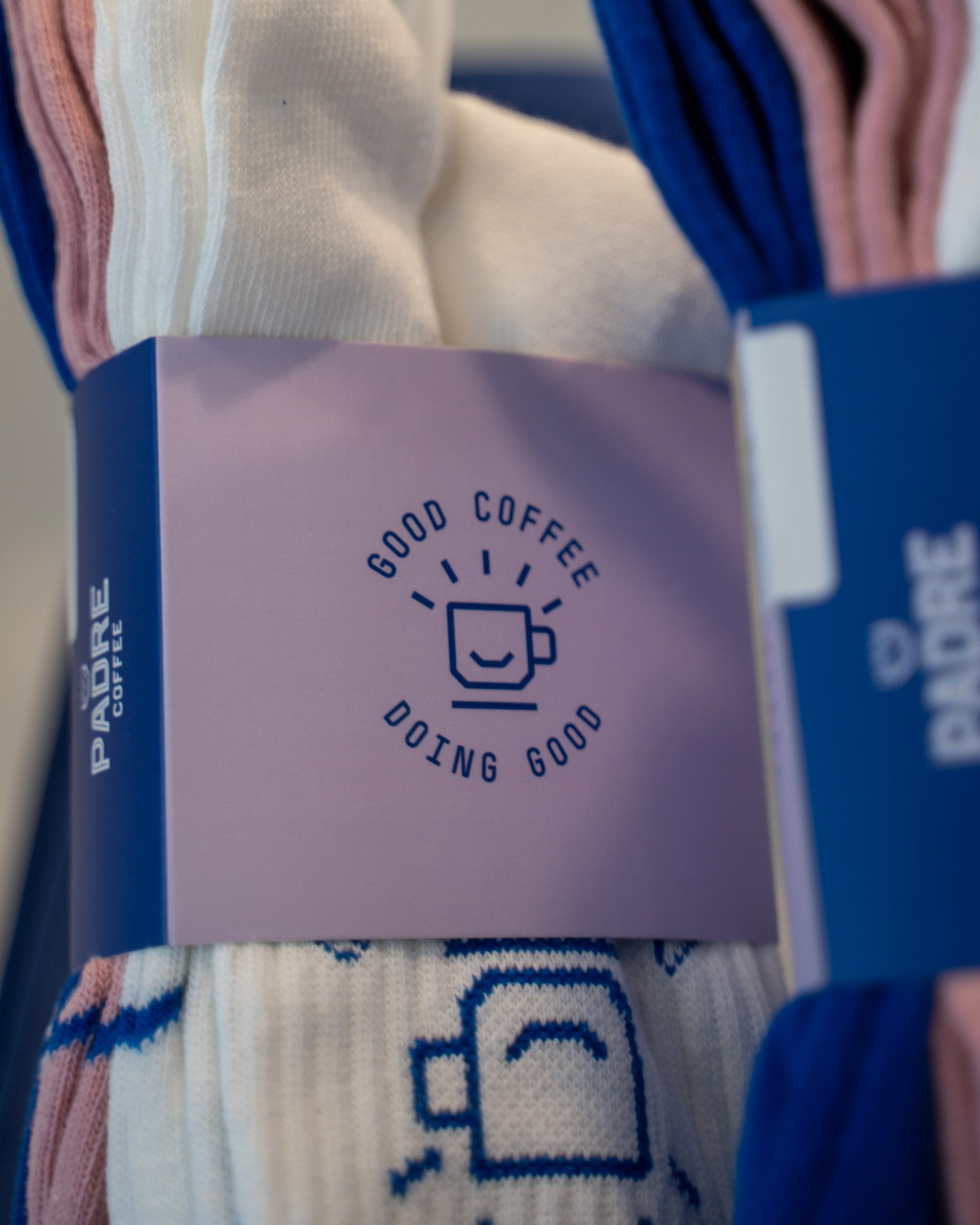 Padre Good Coffee Doing Good Socks