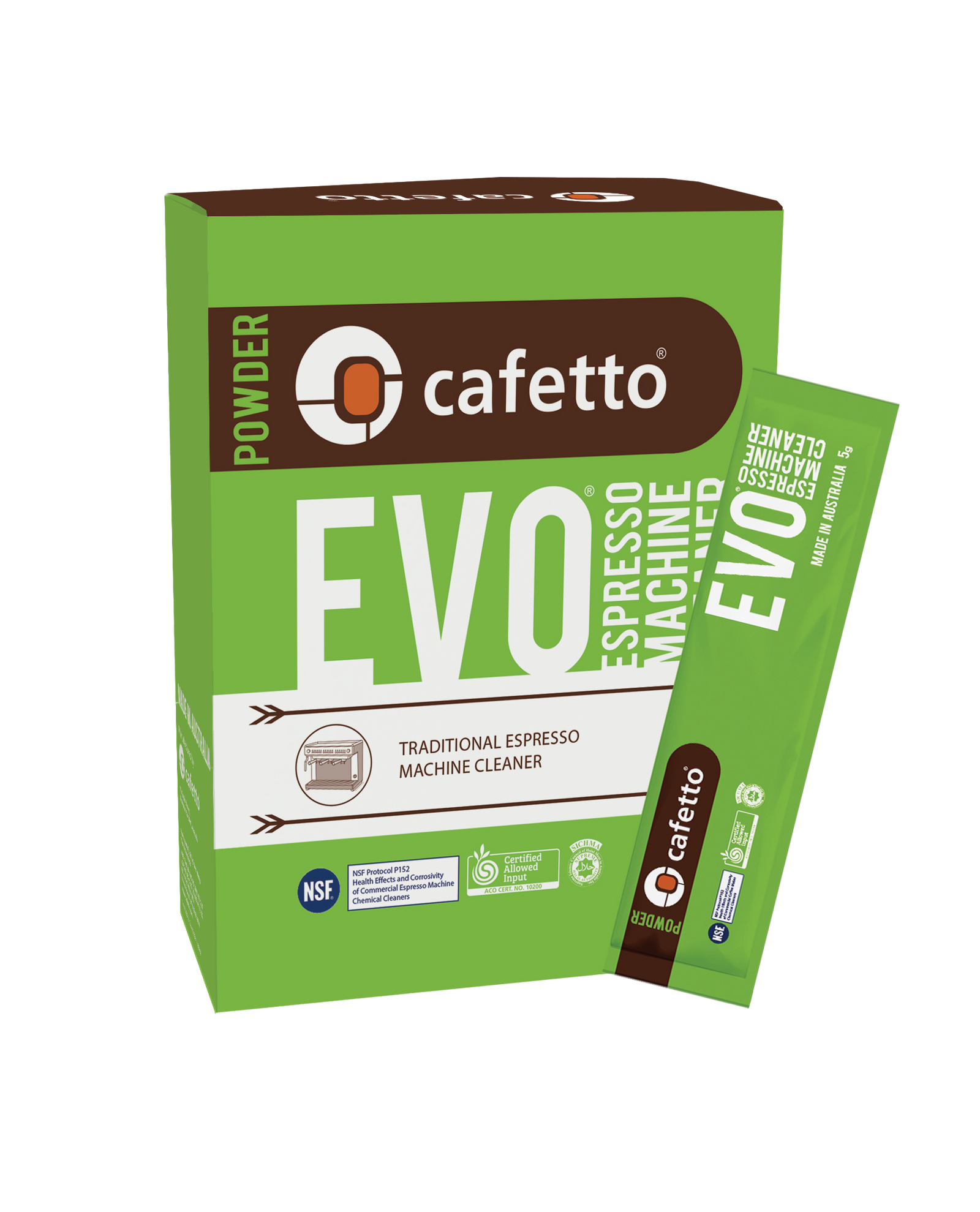Cafetto 12x5g  Evo Organic Clean