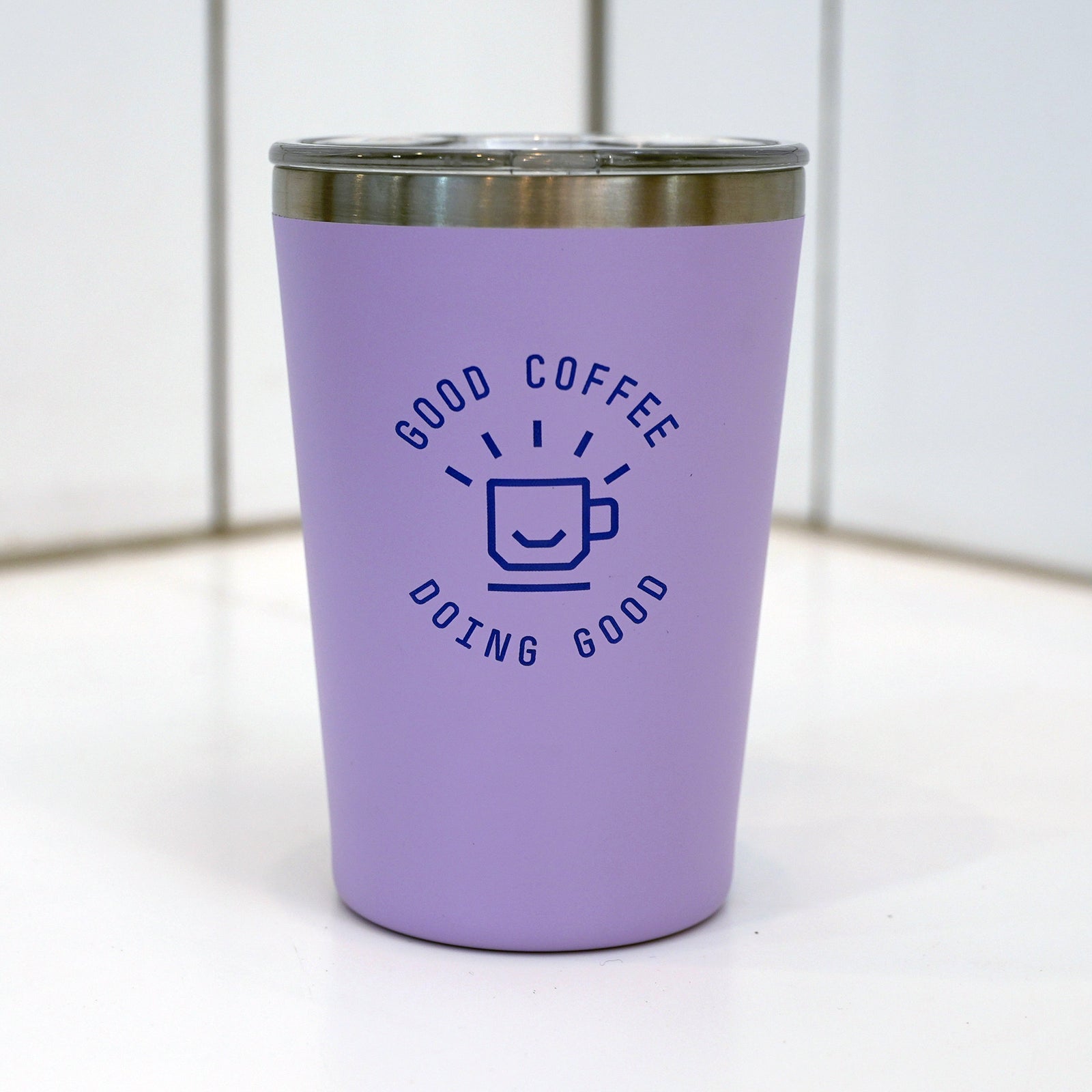 Padre Good Coffee Doing Good Lilac Pargo 12oz Insulated Travel Cup