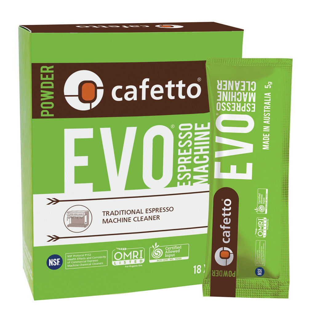 Cafetto 18x5g Evo Organic Clean