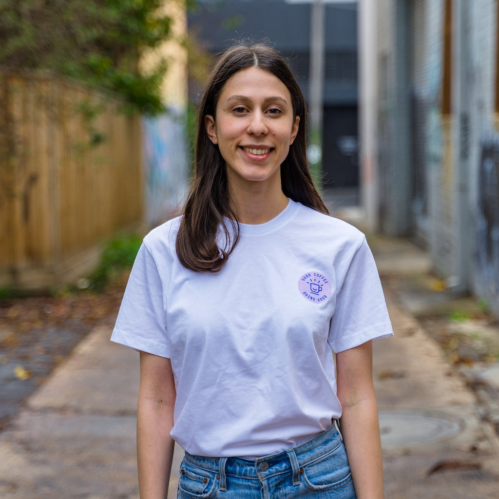Good Coffee Doing Good - Tee (White)