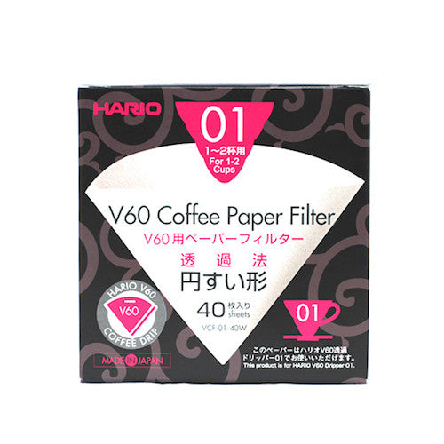 Hario V60 Filters 1 Cup (40 pack)