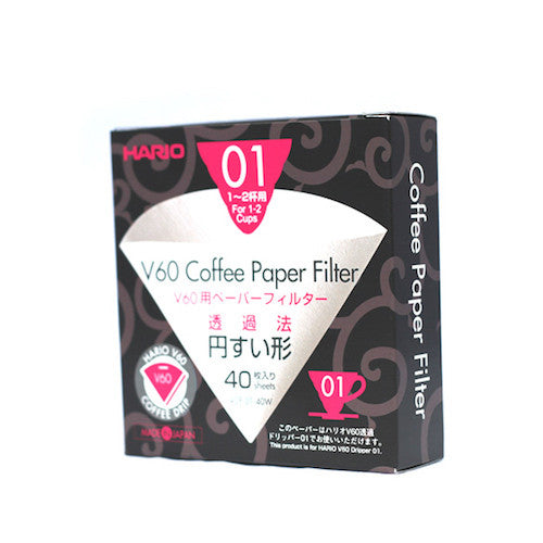 Hario V60 Filters 1 Cup (40 pack)