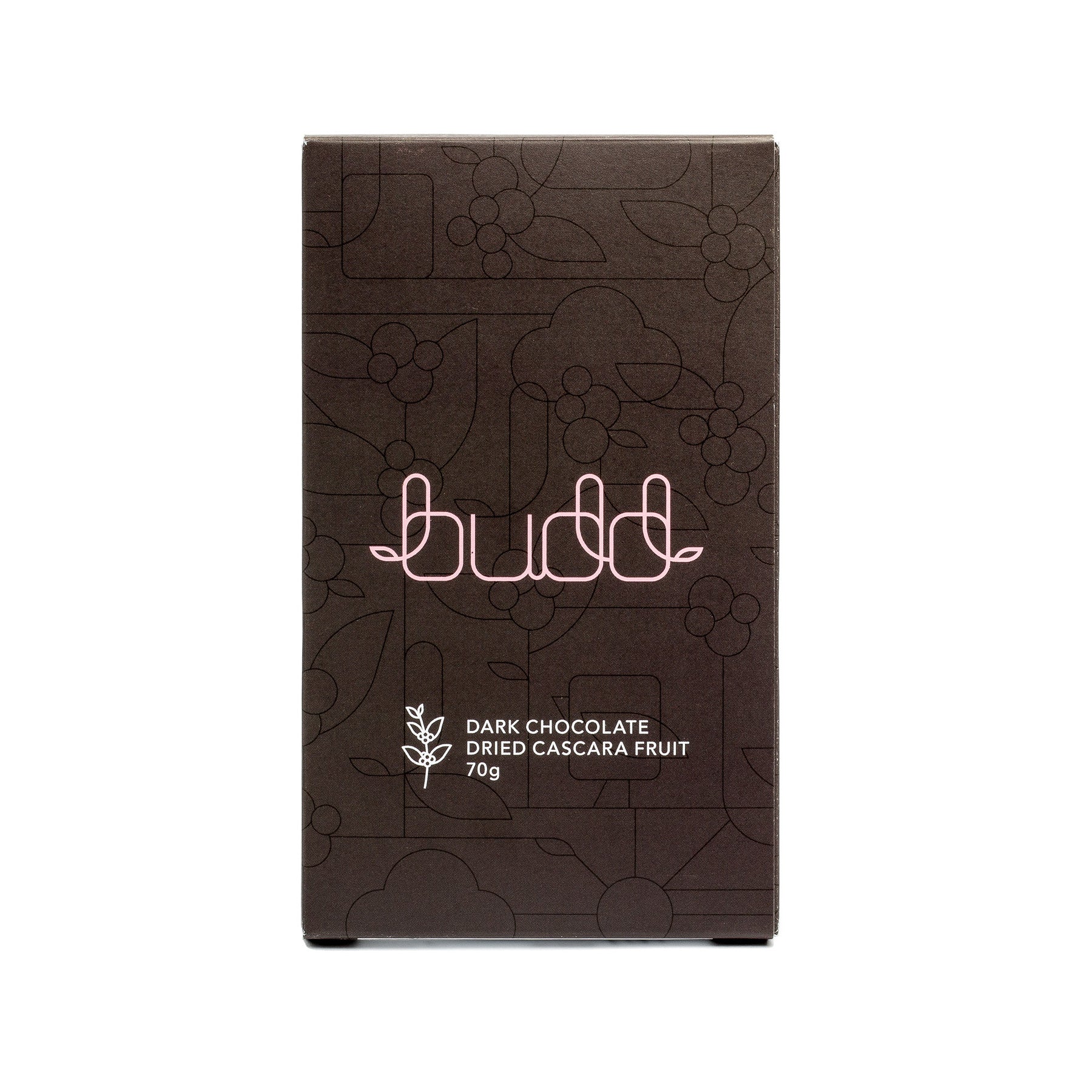 BUDD DARK CHOCOLATE – DRIED CASCARA FRUIT