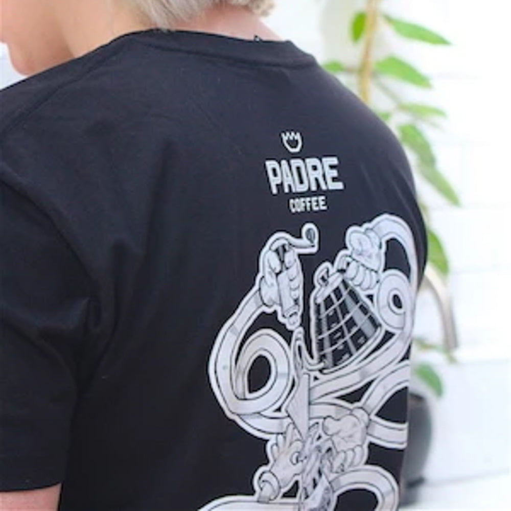 Padre Coffee X The Café Tracer - Tee (Black)